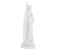 Amosfun Estatua de María Figura Religiosa Católica de Color Claro de Resina y Espacio Ahorrativo Elegante Adorno Único para Decoración en Hogares y Oficinas