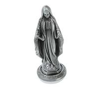 Amosfun Estatua Virgen María Vintage de Aleación Retro, Decoración para Coche y Hogar, Figura Decorativa Religiosa Pequeña, Accesorio Estético para Escritorio y Ambiente Sagrado, 1 Unidad