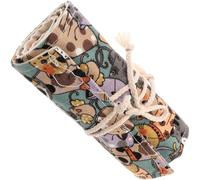 Amosfun Estuche Enrollable para Lápices de Lona, Gran Capacidad, 48 Ranuras