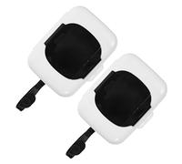 Amosfun Estuche Portátil para Toallitas Húmedas Reutilizable para Ñiño, Dispensador Compacto Negro, Resistente y Ligero, Adecuado para Viaje y Uso Diario, Paquete de 2 Unidades