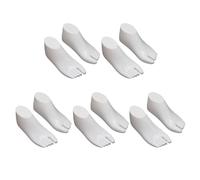 Amosfun Expositores de Zapatos para 5 Pares Soporte Plástico Modelo Pie Calcetín para Tienda y Hogar Uso en Temporada Cálida