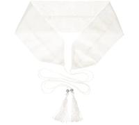 Amosfun Faja Kimono Cintura Ancha China Hanfu Faja De Cinturón De Bricolaje Japonés Cinturon Obi Japones Traje De Corsé Cinturón De Cintura Con Borla Vestir Costura Perder Porcelana