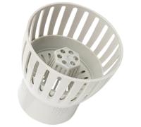 Amosfun Filtro para Estanques de Peces de Pvc Beige Circulación de Agua, Fácil de Instalar y Tapa de Recogida de Basura para Jardín