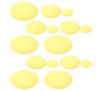 Amosfun Filtros de Película Adhesiva para Iluminación Ambiental, 15 Piezas Redondas (50 Mm, 100 Mm, 150 Mm), Láminas de Gel Translúcidas Amarillas para Lámparas Led, Corrección