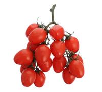 Amosfun Frutas artificiales artificiales para decoración del hogar, decoración para fiestas, decoración de fiestas, guirnalda de tomate falso, naranja, tulipán, tomate artificial, fruta artificial