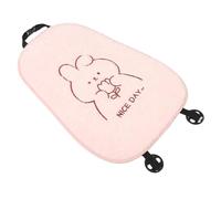 Amosfun Funda De Asiento Protector De Respaldo Cojín Ergonómico De Peluche Cómodo Para Coche
