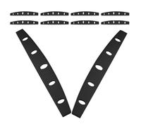 Amosfun Funda Protectora Semicircular para Cuchillos de Cocina 30 Cm, Juego de 20 Piezas, Funda de Plástico para Cortador de Pizza, Protector de Hoja Resistente para Uso Doméstico