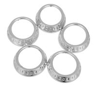 Amosfun Fundas de Base Decorativas para Taburetes de Bar, 5 Piezas, Cubierta Inferior de Plástico Diseño de Trompeta, Repuesto Compatible para Base de Pedestal, Accesorio Funcional