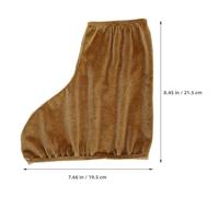 Amosfun Fundas para Patines de Hielo 1 Par, Cubiertas Ajustables de Poliéster Resistente, Talla L Color Azul Claro para Protección y Uso en Patinaje Artístico y Hockey sobre Hielo