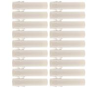 Amosfun Fundas para Portalámparas de Candelabros 20 Piezas, Cubiertas de Plástico de Color de 25x100 Mm, Protectores de Velas Efecto Goteo, Accesorio para Lámparas de Araña y Apliques