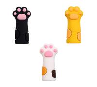 Amosfun Fundas y para Protectoras de Silicona Reutilizables 6 Diseño Seguro y Práctico Tijeras de Cutícula Herramientas de Manicura para Uso Diario