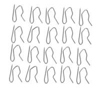 Amosfun Ganchos De Cortina De Metal Resistentes Al Óxido 3 Cm Tamaño s Pasador Desplazado para Colgar Cortinas De Ventana y Puerta Duraderos Caja De 450 Unidades