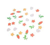 Amosfun Guirnalda Colgante de Serpentinas para Fiestas de Pascua Diseño de Zanahorias y Conejitos Papel Decorativo de 3 Metros para Cumpleaños Infantiles Accesorios para Decoración