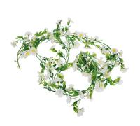 Amosfun Guirnalda con Verdes de de Seda de Flores Artificiales Resistente la Decoloración, de Alta Realismo para en y Jardín