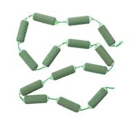 Amosfun Guirnalda de Espuma Floral Absorbente de Agua para Arreglos de Flores, Ladrillo de Espuma Húmeda para Flores Secas y Naturales, Soporte de 210 Cm para Decoración de Bodas y