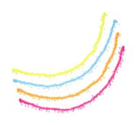 Amosfun Guirnalda Neón de Estrellas y Serpentinas para Decoración de Fiestas para Cumpleaños Bodas Halloween y Navidad Accesorios Colgantes Versátiles y Coloridos
