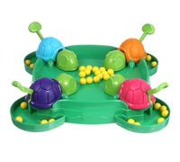 Amosfun Hambriento Tortuga Juego de Mesa Juego Intenso Con Reflejos Rápidos Tragar Perlas Boca Juego Preescolar Para Niños A partir de 3 años Niño Para 2 A 4 Jugadores
