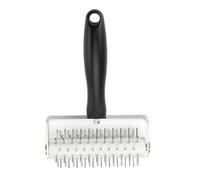 Amosfun Herramienta para Pizza y Masa Rodillo Punteador de Acero Inoxidable, Accesorio de Cocina para Repostería y Elaboración de Galletas, Uso en Hogar y Restaurantes