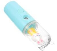 Amosfun Humidificador Facial Portátil de Mano 35 Ml Verde, de Niebla Fría para Cuidado Facial Profesional, Limpieza Profunda y Hidratación Piel en Casa y Salón