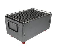 Amosfun Iron Alloy Bbq Grill Malla Fina para Asado para Interior y Exterior Limpieza Fácil Portátil y Multifuncional