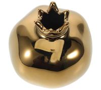 Amosfun Jarrón de Granada Cerámica Jarrón Decorativo Forma de Fruta para Arreglos de Flores Centro de Mesa Navideño de Sala de Estar Soporte para Flores Secas