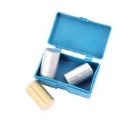 Amosfun Juego de Cilindros Estuche de Plástico para Experimentos de Densidad y Calor Específico de Cobre, Hierro y Aluminio y Almacenamiento Conveniente