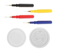 Amosfun Juego de Herramientas Portátil para Reparación de Relojes, Bolígrafo Engrasador Aguja y Plato de Aceite, Accesorio Preciso para Mantenimiento de Relojes de Pulsera y Pared