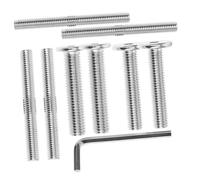 Amosfun Juego De Tornillos para Rascador De Gato Piezas De Repuesto Pernos De Doble Extremo Acero Inoxidable 10mm y 8mm Incluye Llave Montaje Sencillo para Gatos