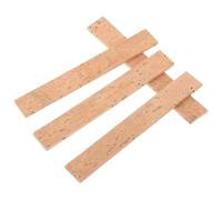 Amosfun Kit de 4 Tiras de Corcho de Madera para Reparación de Boquilla de Trompeta y Cuello de Clarinete, Fácil Instalación para Músicos Profesionales y Principiantes