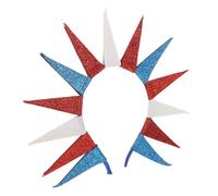 Amosfun Lady Liberty Headband con de Estatua Libertad Diadema Patriótica para Mujer Accesorio Ligero para Celebraciones Julio y Día Independencia Usa