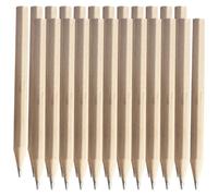 Amosfun Lápices Cortos de Madera Hb Hexagonales, Pack 50 Unidades, Lápices Pequeños para Preescolares, Escritura Suave y Dibujo Escolar, Material Escolar de Oficina