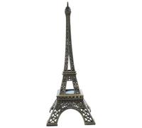 Amosfun LED Figurita Torre Eiffel París, Adorno Decorativo Luz White | Aleación de Zinc y Plástico, 16 LED Integrados, Funciona 3 Pilas Aaa, para Superficies Planas Estilo Aleatorio