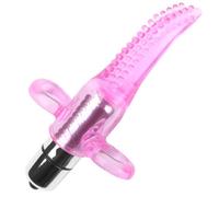 Amosfun Lengua Vibrador G Punto Estimular juguete femenino del vibrador Oral (Rosa)