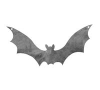 Amosfun Letrero de Jardín de Murciélago Volador de Simulación Letrero Horrible de Fieltro Estaca de Murciélago para Decoración de Jardín Halloween