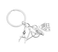 Amosfun Llavero Creativo De Casa Nueva Regalo Para Arquitecto Y GraduacióN Llaveros De Metal Colgante Para Llaves De Coche Bolsa Y Mochilas Accesorios Originales Y DecoracióN PráCtica