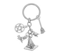 Amosfun Llavero Creativo De Halloween Con Sombrero De Bruja Metálico Decoración Ligera Para Bolsos Llaves Y Teléfonos Accesorio Festivo Para Halloween Y Regalos De Fiesta