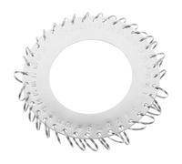 Amosfun Llavero poroso Poseedor cronómetro Organizador de Llaves Almacenamiento de Llaves de Hotel Titular Soporte de Llave de Metal Administrador de Llaves de Metal Acero Inoxidable Plata