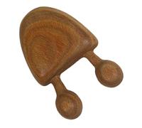 Amosfun Masajeador Facial de Mano de Madera de Sándalo Verde, Herramienta Práctica para Masaje de Puntos de Acupuntura Pequeños, Masajeador Corporal Portátil para Relajación y Cuidado