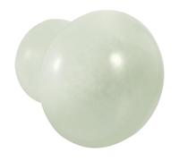 Amosfun Masajeador Facial Manual en Forma de Hongo de Jade Natural Verde, Herramienta Gua Sha para Raspado Terapéutico, Masajeador de Relajación Corporal y Cuidado Facial, Tamaño Compacto