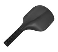 Amosfun Mascarilla Protectora Negra para Teñir el Cabello Mango Ergonómico, Protector para Peluquería y Barbería, Cubierta contra Salpicaduras de Laca para Cuidado Profesional del Cabello