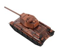 Amosfun Modelo de Tanque Metálico para Exhibición Pintura Realista y Diseño Compacto Adecuado para Decoración de Vitrinas en Hogar u Oficina