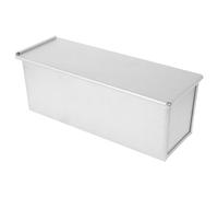 Amosfun Molde para Pan Tapa Deslizante de Aluminio 134 Pulgadas para Hornear Pan Integral y Tostadas en Fiestas y Cocina Doméstica