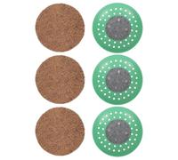 Amosfun Nido para Palomas Domésticas de Plástico con Tapete Transpirable, 3 Juegos Tamaño Mediano, Accesorio para Cría y Descanso en Jaulas, Adecuado para Codornices y Tórtolas