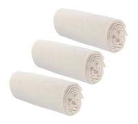 Amosfun Paños para Colar de Algodón 100% Natural Reutilizables 3 Piezas 100X90 CM Tela Gruesa para Filtrado de Yogur Tofu y Cocina Profesional