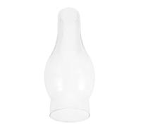 Amosfun Pantalla de Vidrio Transparente para Lámpara de Queroseno Chimenea Resistente al Viento Reemplazo para Lámparas Vintage Protección para Iluminación de Emergencia Diseño Duradero y