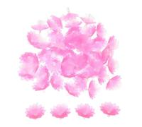 Amosfun Pantallas de Lámpara en Forma de Flor de Fibra Óptica para Luces Led, Material Plástico Estable, Compatible Bombillas F5, Paquete de 50 Piezas para Dormitorios y Nocturnas