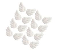 Amosfun Parches Bordados Alas de Ángel en Color Claro 15 Pares para Ropa Infantil, Apliques DIY para Decoración de Calcetines, Accesorios de Ropa y Manualidades Creativas