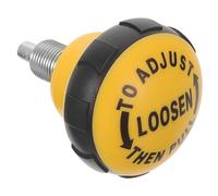 Amosfun Pasador de Bola Giratoria para Fitness 58 Mm Negro y Amarillo, Tornillo de Perilla Ajustable para Bicicletas Estáticas, Accesorio de Repuesto para Equipo de Gimnasio en Casa