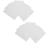 Amosfun Pegatinas Numeradas para Organizar Hilos de Bordar de Papel, 40 Hojas para Proyectos de Costura y Manualidades, Fácil Aplicación y Clasificación