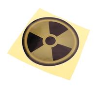 Amosfun Pegatinas Para La Cara De Halloween Pegatinas Para Uñas De Advertencia Sobre Radiaciones Nucleares De Pvc